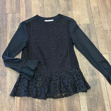 Haut en dentelle noir See by Chloé 34/36 neuf