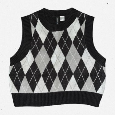 BLACKPINK COLLAB - Veste sans manche effet laine 