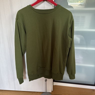 Sweatshirt in Olivgrün