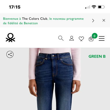Jeans trompette 