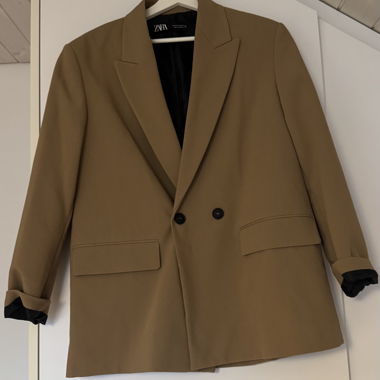 Blazer oversize beige