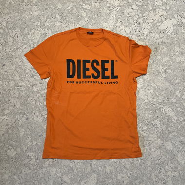 T-Shirt Diesel arancione