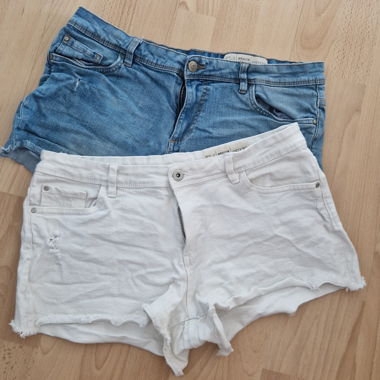 Set di pantaloncini in jeans