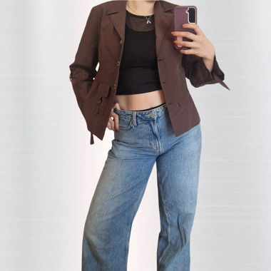 Veste marron Scottage!