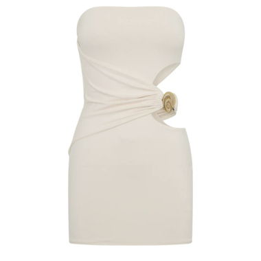 Weisses Sommer Mini Kleid, Peppermayo EU38