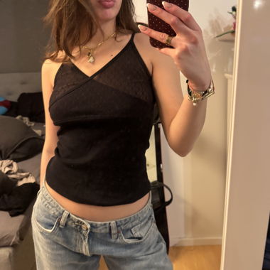 schwarzes top