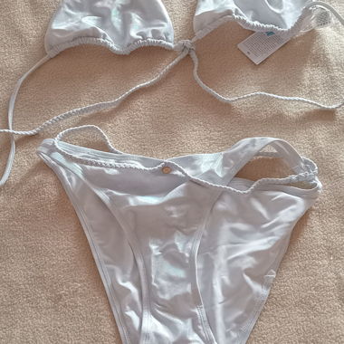 Silver bikini