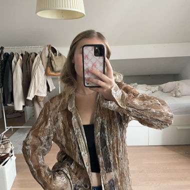 vintage snake blouse