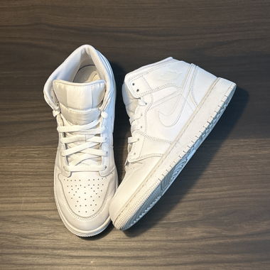 Jordan 1’s Mid Sneaker - Weiss