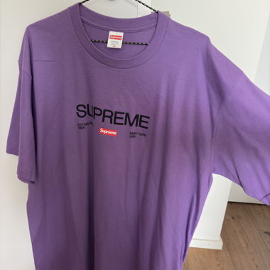 Supreme T-shirt violett