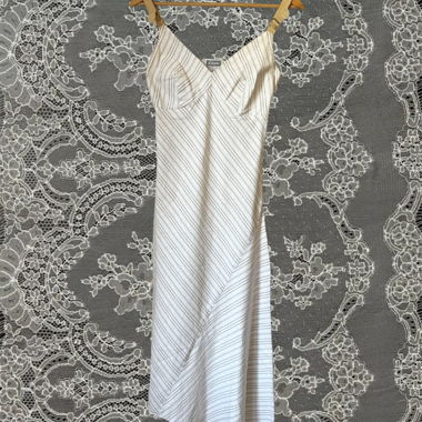 Robe nuisette rayée vintage Etam