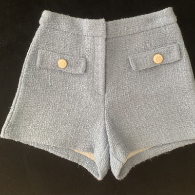 SHORTS RIVER ISLAND BLEU STYLE CHANEL TAILLE 36/10