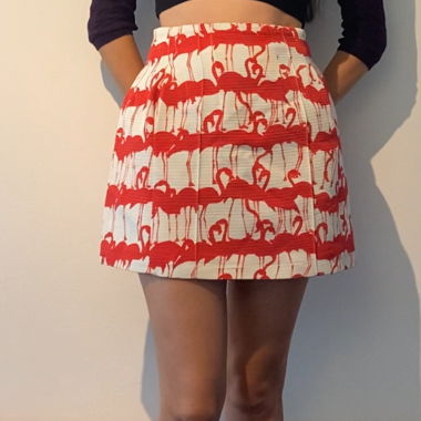 Cecilia Flamingo skirt