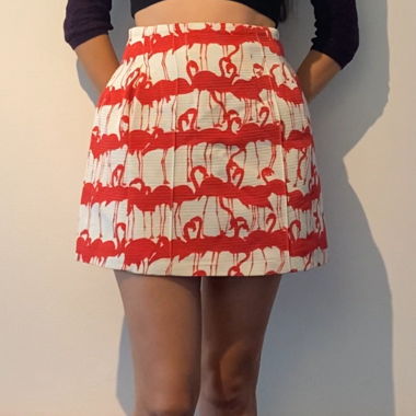 Cecilia Flamingo skirt