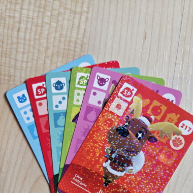 Lot de 6 cartes Amiibo ACNH