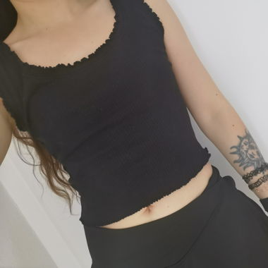 Croptop Volants 
