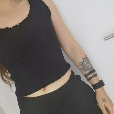 Croptop Volants 