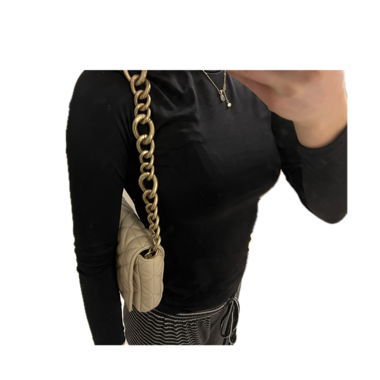 Sac bandoulière à chaîne matelassée