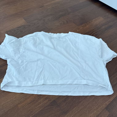 Crop top bianco