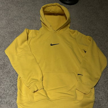 Nike Hoodie Yellow - Size S