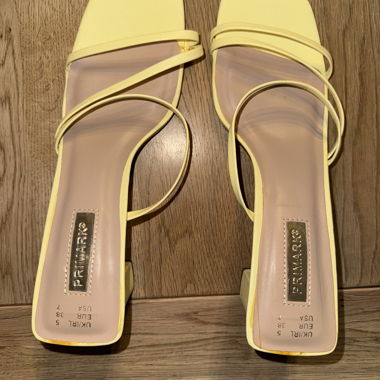 Sommerschuhe Grösse 38 pastellgelb