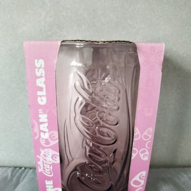 2008 McDonald's Coca Cola The "Can" Glas Dose Pink