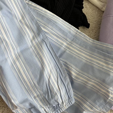 Leinenhose gestreift