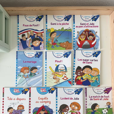 Lotto di 10 libri Sami e Julie (fine CP-CE1)