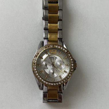 Montre-bracelet Fossil pour femme avec strass