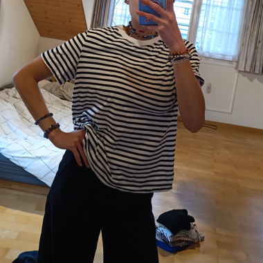 Gestreiftes T Shirt 