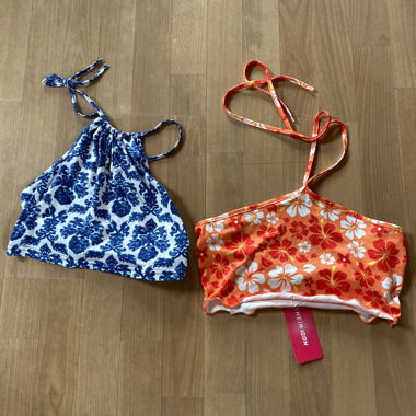 2 halterneck tops