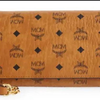 MCM Tasche Crossbody Portemonnaie Cognac