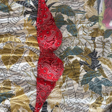 Costume  rosso fantasia