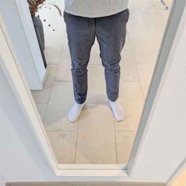 Pantalon chino J&J JWHMARCO DAVE JJKENSO en indigo vintage