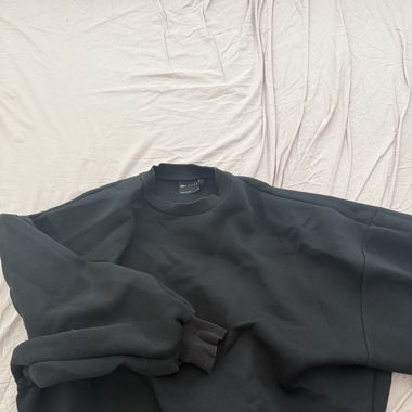 ASOS Boxy Sweatshirt Black