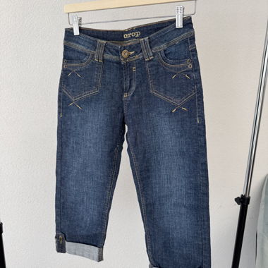 Jeans 3/4 blu, XS