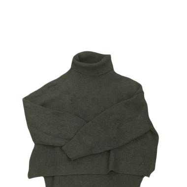 Green cashmere pullover 