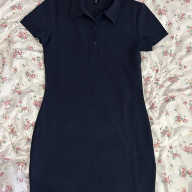 Robe polo H&M bleu marine