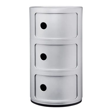 Cassettiera contenitore Kartell con 3 cassetti