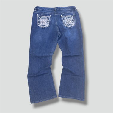 Jeans bootcut Y2K à strass Nine West