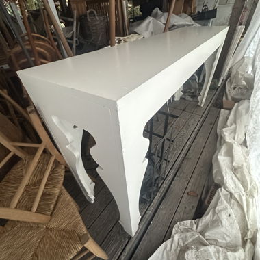 Tavolino-console bianco