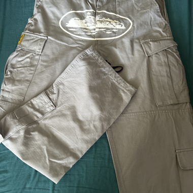 Grey Cargo Pants