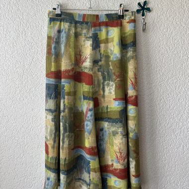 Jupe Maxi Vintage/Faite Main