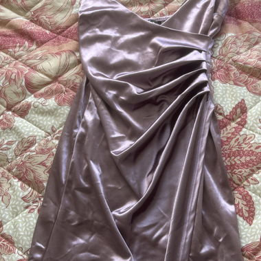 Lilac Satin Dress Size S