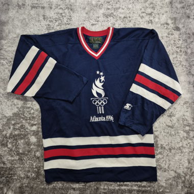 Olympics Atlanta 1996 Starter Hockey Jersey, L