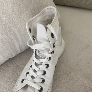 Converse Schuhe weiss/Stoff