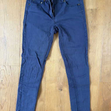 Pantaloni casual blu skinny