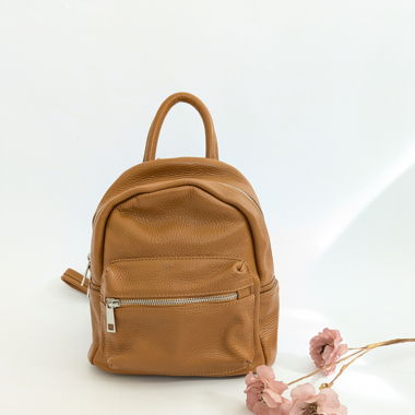 Small Leather Backpack