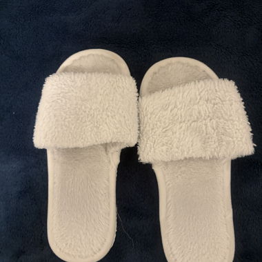 Pantofole, Morbide e Peluche, Bianco, 36