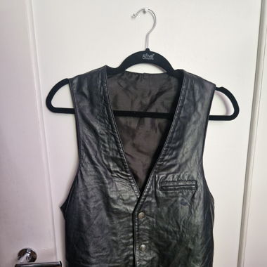 Vintage leather vest